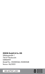 Tronic QI TCP 10 A1 Short Manual