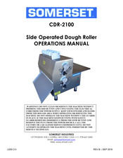 Somerset CDR-2100 Operation Manual