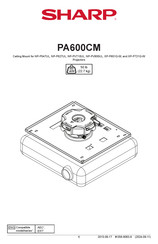 Sharp PA600CM Manual