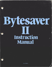 Cromemco BYTESAVER II Instruction Manual