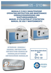 Frigomat G10 Operating	Instructions And Maintenance