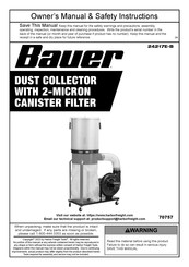 Bauer 24217E-B Owner's Manual & Safety Instructions