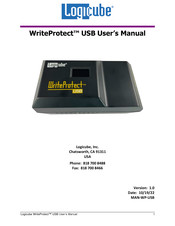 Logicube WriteProtect PORTABLE User Manual