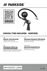 Parkside HG07820 Operation And Safety Notes