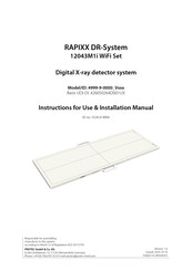 Protec RAPIXX DR-System 12043M1i WiFi Set Instructions For Use & Installation Manual