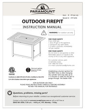 Paramount Fitness FPT1879 Instruction Manual