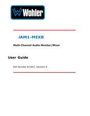 Wohler iAM1-MIX8 User Manual
