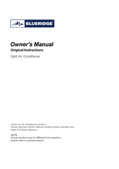 Blueridge BMKH2420FCC Owner's Manual