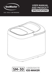 SnoMaster SM-30 User Manual And Product Specifications
