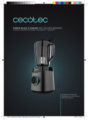 cecotec POWER BLACK TITANIUM 1800 ADVANCE (2500MAX) Instruction Manual