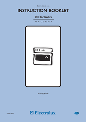 Electrolux EOB6790X Instruction Booklet