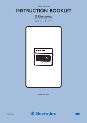 Electrolux EOB 6730 Instruction Booklet