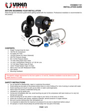 Vixen Horns VXO8805/1101 Installation Manual