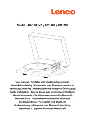 LENCO LBT-188 (V2) User Manual