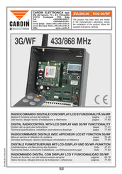 Cardin Elettronica RCQ-3G/WF Manual
