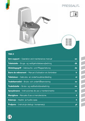 Pressalit TMA 3 Operation And Maintenance Manual