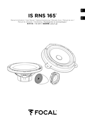 Focal IS RNS 165 User Manual