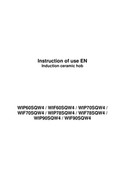 Witt WIP78SQW4 Instructions For Use Manual