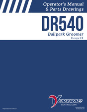 Ventrac DR540 Operator's Manual & Parts Drawings