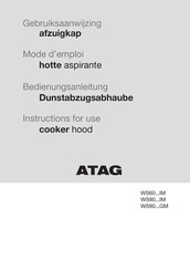 Atag WS90311IM/A01 Instructions For Use Manual