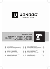 VONROC S5 CD510DC Original Instructions Manual