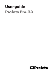 Profoto Pro-B3 User Manual