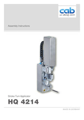CAB HQ 4214 Assembly Instructions Manual