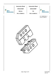 Tyco Electronics ERGOCRIMP 3-1579001-8 Instruction Sheet