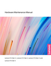 Lenovo V15 Gen 4 Hardware Maintenance Manual