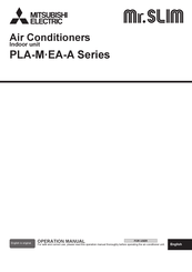 Mitsubishi Electric Mr. Slim PLA-M100 Operation Manual