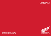 Honda CMX500A2 2025 Owner's Manual