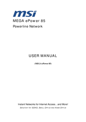 MSI MEGA ePower 85 User Manual