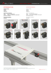Asutec ASM-60-EW-08-S Operating Manual