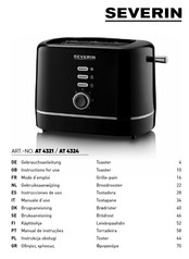 SEVERIN AT 4324 Instructions For Use Manual