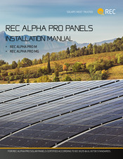 Rec Alpha Pro Series Installation Manual