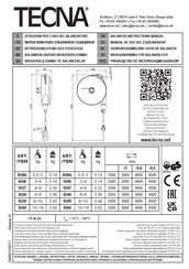 TECNA 9349 Instruction Manual