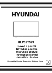 Hyundai HLP32T356 Instruction Manual