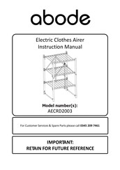 Abode AECRD2003 Instruction Manual