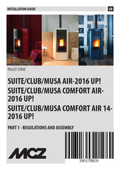 MCZ SUITE COMFORT AIR 14 2016 Installation Manual