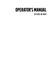 Volvo Penta D12D-B MH Operator's Manual
