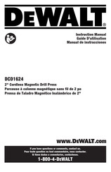 DeWalt DCD1624 Instruction Manual
