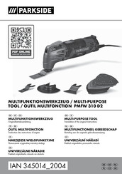 Parkside 345014 2004 Original Instructions Manual