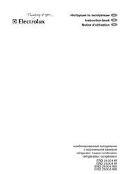 Electrolux ERD 24304 W Instruction Book