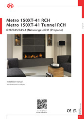 Dru Metro 150XT-41 RCH Installation Manual
