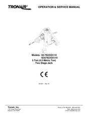 Tronair 02-7822C0110 Operation & Service Manual