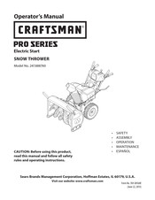 Craftsman 247.888760 Operator's Manual