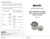 Ruvati RVA1052 Installation Manual