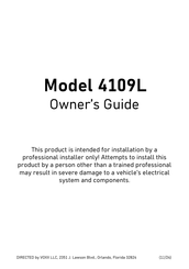 Voxx DIRECTED AVITAL 4109L Owner's Manual