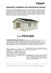 Lemeks Palmako FR70-5656 Assembly, Installation And Maintenance Manual