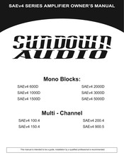 Sundown Audio SAEv4 150.4 Owner's Manual